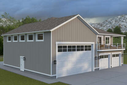 Modern Farmhouse House Plan #2802-00427 Elevation Photo