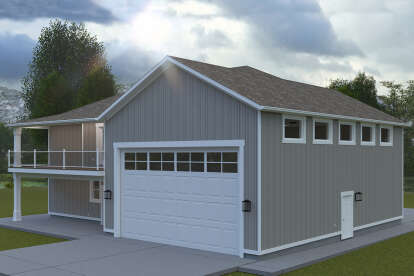 Modern Farmhouse House Plan #2802-00427 Elevation Photo