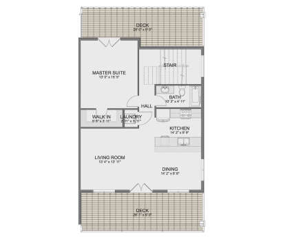Second Floor for House Plan #2802-00427
