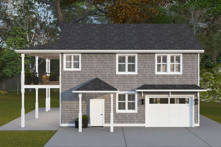 House Plan House Plan #33861 Front Elevation 