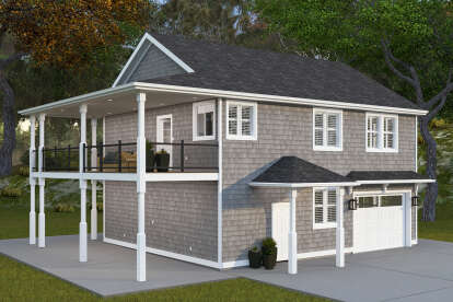 Traditional House Plan #2802-00428 Elevation Photo