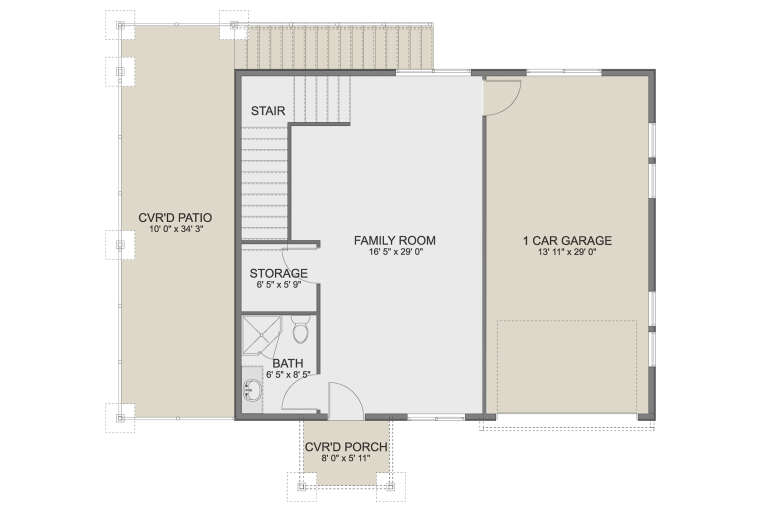 House Plan House Plan #33861 Drawing 1