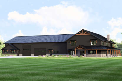 Barn House Plan #5032-00372 Elevation Photo