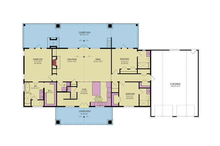 House Plan House Plan #33863 Drawing 1