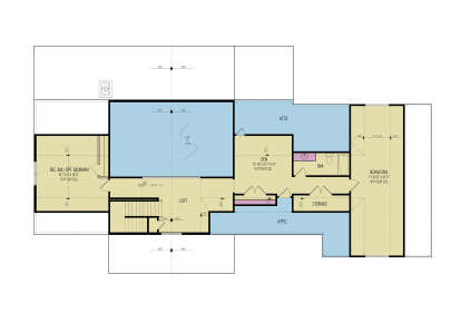 Second Floor for House Plan #4195-00081