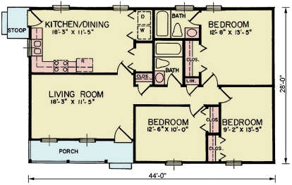 Main Floor for House Plan #699-00445