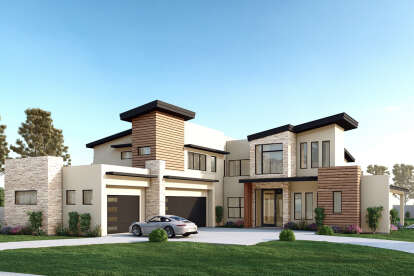 Modern House Plan #8314-00056 Elevation Photo