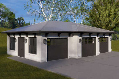 Modern House Plan #2802-00429 Elevation Photo