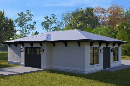 Modern House Plan #2802-00429 Elevation Photo
