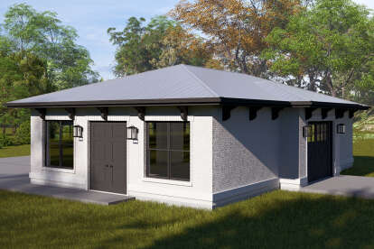 Modern House Plan #2802-00429 Elevation Photo