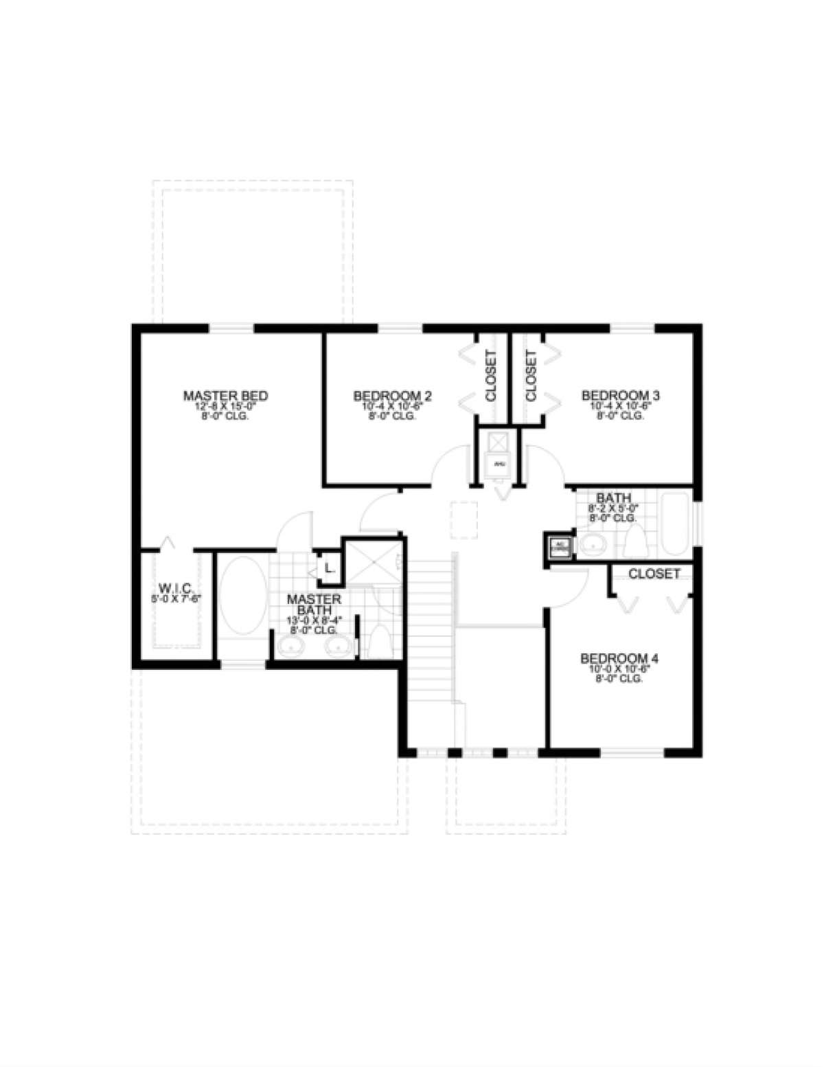 Floorplan 2 for House Plan #168-00034