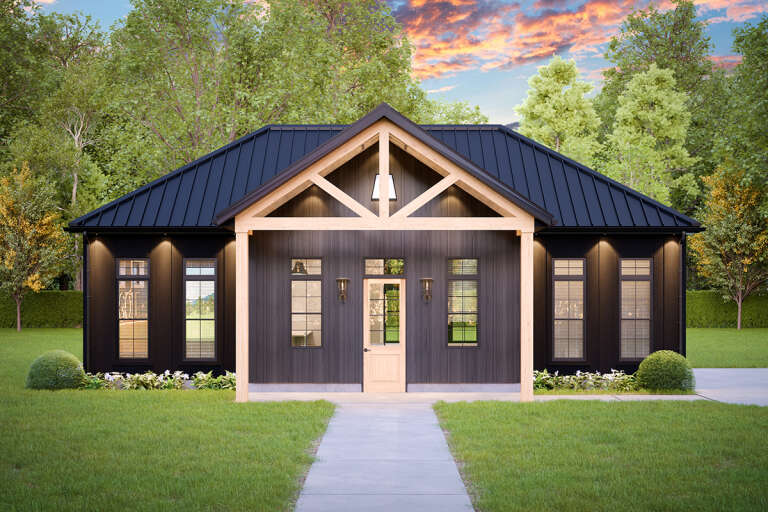 House Plan House Plan #33870 Front Elevation 