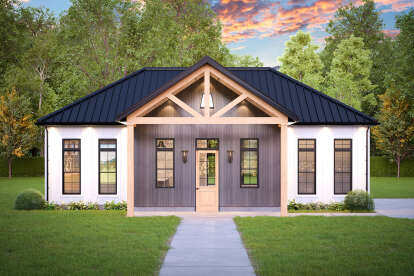 Modern Farmhouse House Plan #1958-00054 Elevation Photo