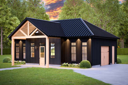Modern Farmhouse House Plan #1958-00054 Elevation Photo
