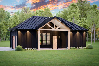 Modern Farmhouse House Plan #1958-00054 Elevation Photo