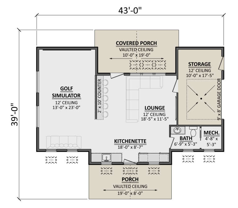 House Plan House Plan #33870 Drawing 1