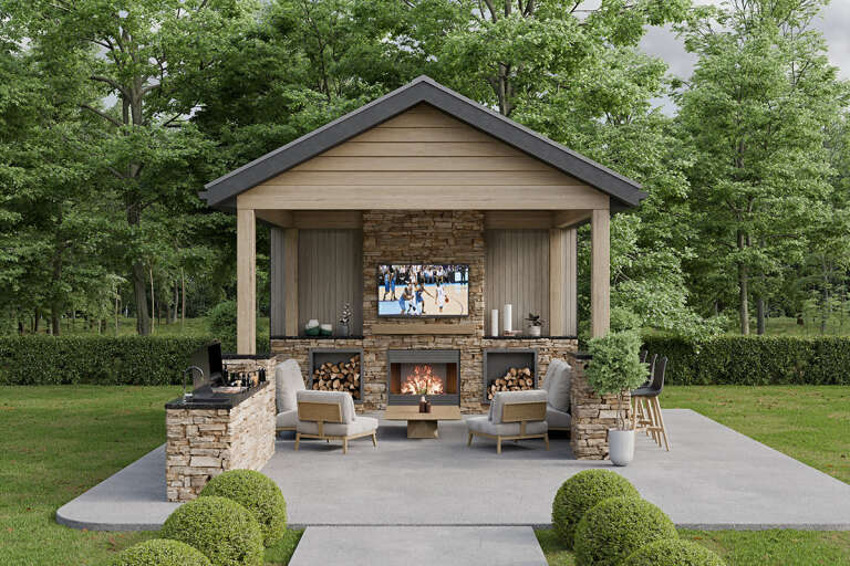 House Plan House Plan #33871 Front Elevation 