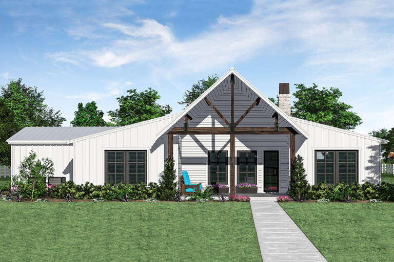 House Plan House Plan #33872 Front Elevation 