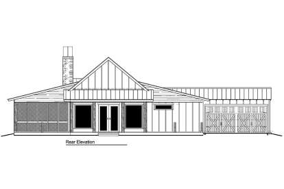 Modern Farmhouse House Plan #5995-00045 Elevation Photo
