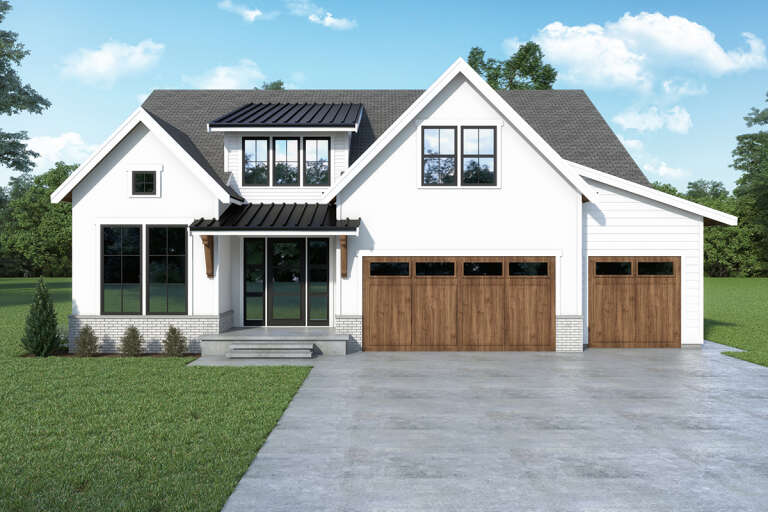 House Plan House Plan #33873 Front Elevation 