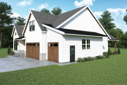 Modern Farmhouse House Plan #2464-00165 Elevation Photo