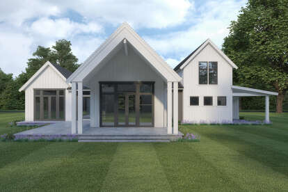Modern Farmhouse House Plan #2464-00167 Elevation Photo