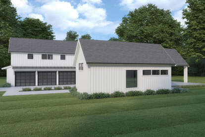 Modern Farmhouse House Plan #2464-00167 Elevation Photo