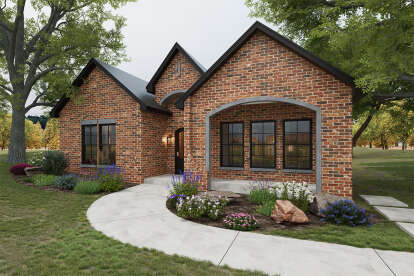 Traditional House Plan #9480-00001 Elevation Photo