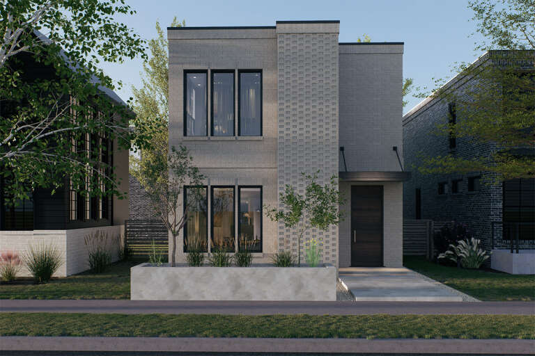 House Plan House Plan #33878 Front Elevation 