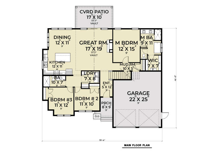 House Plan House Plan #33881 Drawing 1