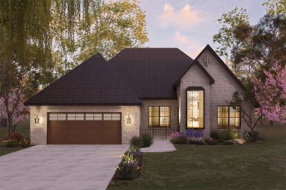 European House Plan #9480-00005 Elevation Photo