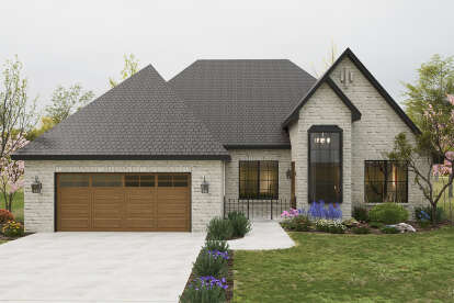 European House Plan #9480-00005 Elevation Photo
