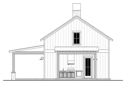 Modern Farmhouse House Plan #041-00403 Elevation Photo