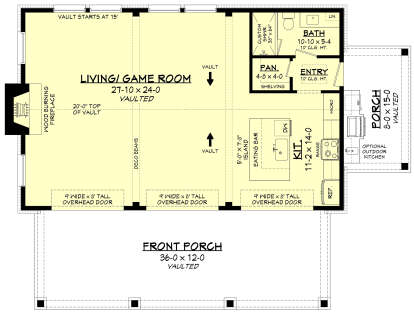 Main Floor for House Plan #041-00403