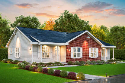 Traditional House Plan #699-00446 Elevation Photo