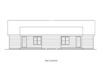 Traditional House Plan #699-00446 Elevation Photo