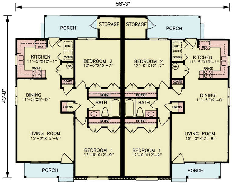 House Plan House Plan #33884 Drawing 1