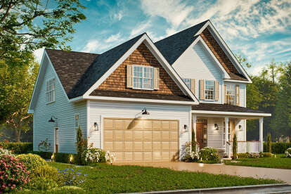 Craftsman House Plan #699-00447 Elevation Photo