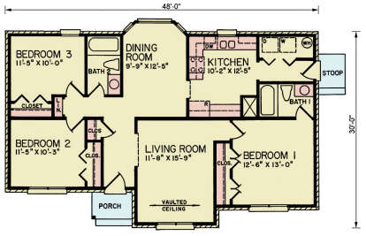 Main Floor for House Plan #699-00448