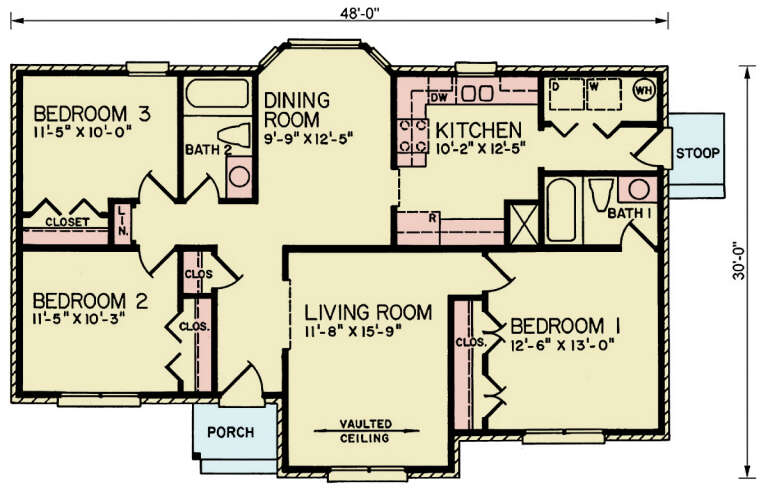 House Plan House Plan #33886 Drawing 1