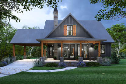 Modern Farmhouse House Plan #9401-00131 Elevation Photo