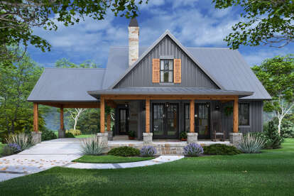 Modern Farmhouse House Plan #9401-00131 Elevation Photo