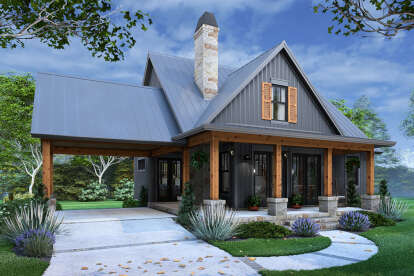 Modern Farmhouse House Plan #9401-00131 Elevation Photo