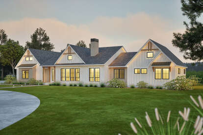 Modern Farmhouse House Plan #7011-00012 Elevation Photo