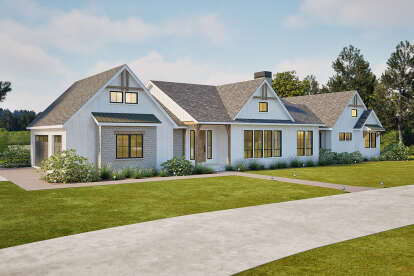 Modern Farmhouse House Plan #7011-00012 Elevation Photo