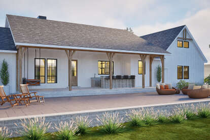 Modern Farmhouse House Plan #7011-00012 Elevation Photo