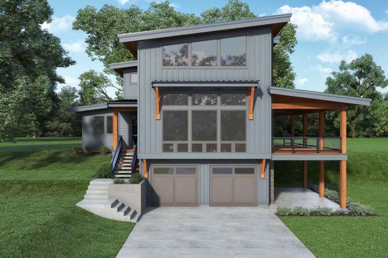 House Plan House Plan #33890 Front Elevation 