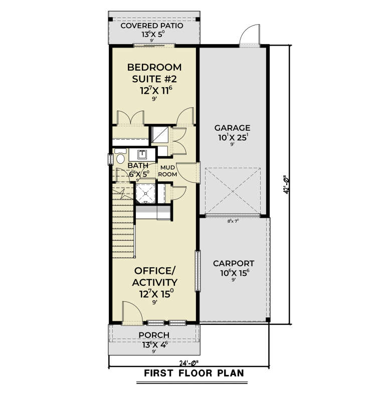 House Plan House Plan #33891 Drawing 1