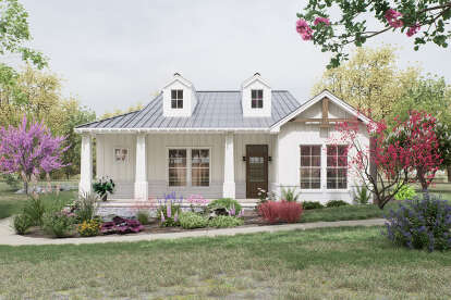 Modern Farmhouse House Plan #9480-00007 Elevation Photo