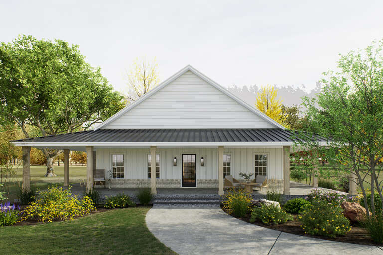 House Plan House Plan #33896 Front Elevation 